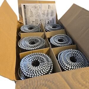 Stanley Bostitch C4DCSBALG 4D 3600 Coil Nails 1-3/8" Helix Shank Galvanized